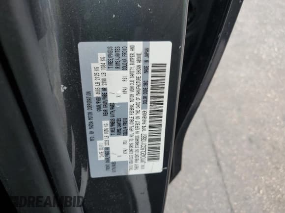 ✅ 2012 Mazda 5 Touring • VIN: JM1CW2CL5C0110687 • Лот: 80245215. Опубликован ранее на Copart с пробегом 46 675 миль. Бесплатный доступ к архиву аукционных продаж из США и подробный отчёт об истории автомобиля на DreamBid. Изображение 12.