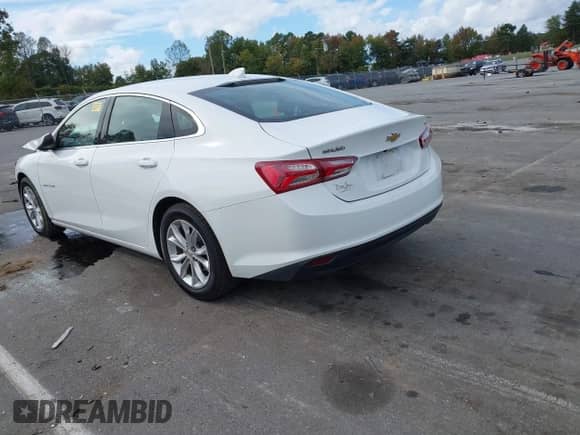2022 Chevrolet Malibu LT with VIN 1G1ZD5ST0NF140756, listed as a IAAI auction lot 43391252 with 73,519 mi miles and . Bid and sale history available at DreamBid. Image 3.