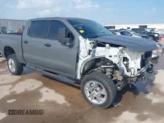 2020 Chevrolet Silverado 1500 Work Truck z VIN 3GCPYAEHXLG247344, wystawiony jako IAAI lot #42438707 z przebiegiem 53 399 mil mil oraz . Historia ofert i sprzedaży dostępna na DreamBid. Obrazek 1.