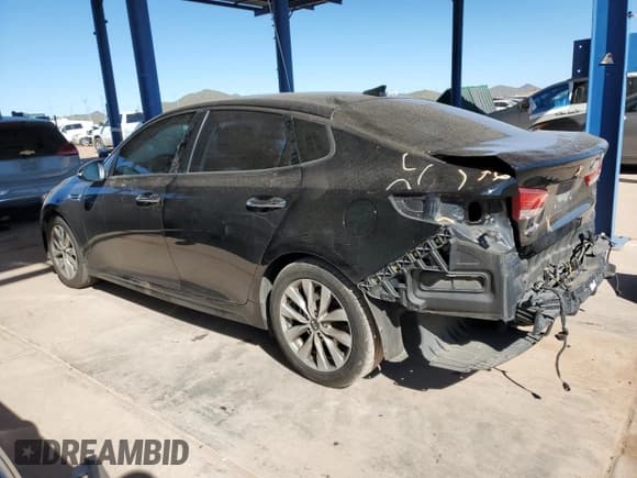 ✅ 2018 Kia Optima EX • VIN: 5XXGU4L38JG224911 • Лот: 90311475. Опубликован ранее на Copart с пробегом 227 107 миль. Бесплатный доступ к архиву аукционных продаж из США и подробный отчёт об истории автомобиля на DreamBid. Изображение 2.