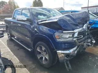 ✅ 2019 Ram 1500 Laramie • VIN: 1C6SRFJT5KN787227 • Lot: 43496132. Wystawiony na IAAI z przebiegiem 135 598 mil. Bezpłatny archiwum sprzedaży aukcyjnych z USA i szczegółowy raport historii pojazdu na DreamBid. Zdjęcie 1.