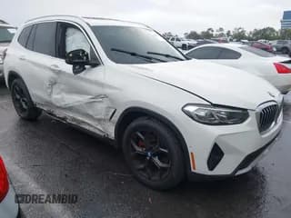 ✅ 2023 BMW X3 sDrive30i • VIN: 5UX43DP00P9P98199 • Lot: 43441756. Listed on IAAI with 32,516 mi. Free auction sales archive from the USA and detailed vehicle history report at DreamBid. Image 1.