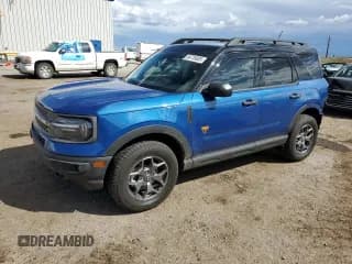 ✅ 2024 Ford Bronco Sport Badlands • VIN: 3FMCR9D92RRF48395 • Lot: 80735005. Listed on Copart with 2,216 mi. Free auction sales archive from the USA and detailed vehicle history report at DreamBid. Image 1.
