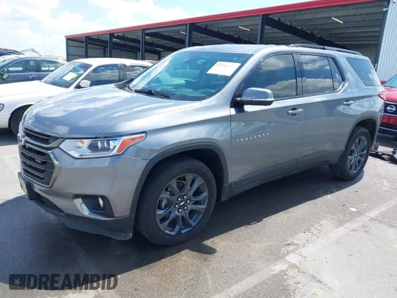 ✅ 2020 Chevrolet Traverse RS • VIN: 1GNERJKW8LJ112019 • Lot: 42930951. Listed on IAAI with 116,871 mi. Free auction sales archive from the USA and detailed vehicle history report at DreamBid. Image 2.