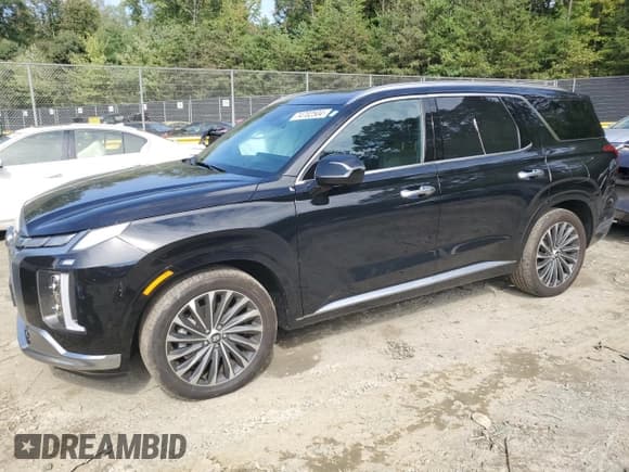 ✅ 2023 Hyundai Palisade Calligraphy • VIN: KM8R7DGE7PU554596 • Лот: 74702504. Опубликован ранее на Copart с пробегом 37 244 миль. Бесплатный доступ к архиву аукционных продаж из США и подробный отчёт об истории автомобиля на DreamBid. Изображение 1.