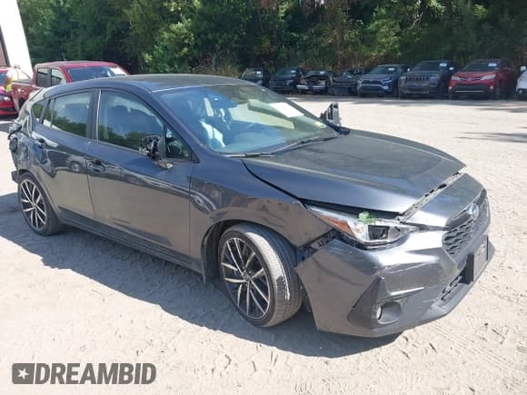 ✅ 2024 Subaru Impreza Special Sports • VIN: JF1GUAFC3R8341598 • Lot: 43099801. Listed on IAAI with 13,386 mi. Free auction sales archive from the USA and detailed vehicle history report at DreamBid. Image 1.