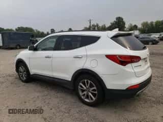 2014 Hyundai Santa Fe z VIN 5XYZU3LA9EG125162, wystawiony jako Copart lot #71719155 z przebiegiem 97 306 mil mil oraz Czysty tytuł • Clean title. Historia ofert i sprzedaży dostępna na DreamBid. Obrazek 2.