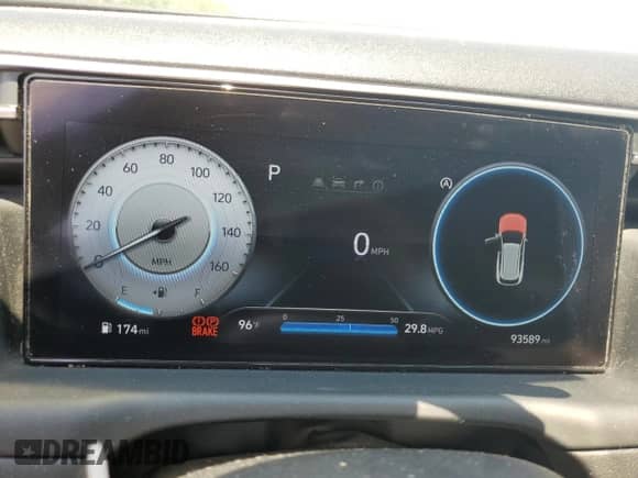 2022 Hyundai Tucson Limited with VIN 5NMJE3AE1NH130524, listed as a Copart auction lot 68124975 with 93,589 mi miles and Salvage title. Bid and sale history available at DreamBid. Image 9.