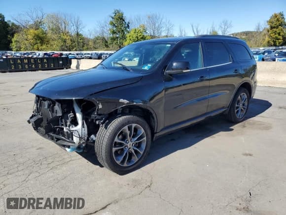 ✅ 2020 Dodge Durango GT • VIN: 1C4RDJDG0LC220556 • Lot: 85855685. Listed on Copart with 52,299 mi. Free auction sales archive from the USA and detailed vehicle history report at DreamBid. Image 1.