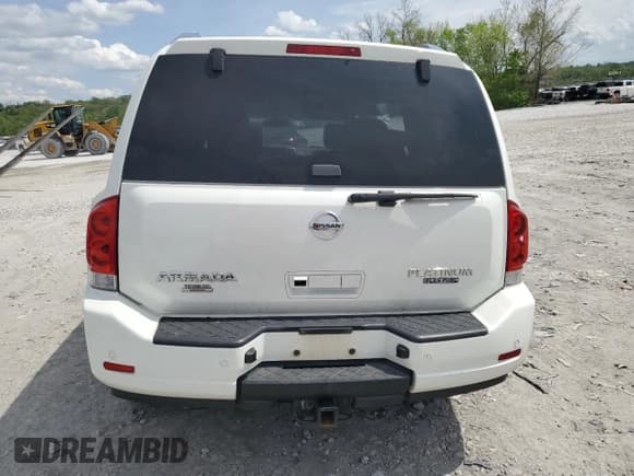 ✅ 2015 Nissan Armada Platinum • VIN: 5N1BA0NF7FN618605 • Лот: 54073295. Опубликован ранее на Copart с пробегом 188 272 миль. Бесплатный доступ к архиву аукционных продаж из США и подробный отчёт об истории автомобиля на DreamBid. Изображение 6.