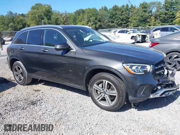 ✅ 2020 Mercedes-Benz GLC 300 • VIN: WDC0G8EB6LF697707 • Lot: 43207615. Listed on IAAI with 96,961 mi. Free auction sales archive from the USA and detailed vehicle history report at DreamBid. Image 1.