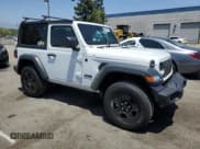 ✅ 2025 Jeep Wrangler Sport • VIN: 1C4PJXAN2SW576316 • Lot: 60550635. Listed on Copart with 1,730 mi. Free auction sales archive from the USA and detailed vehicle history report at DreamBid. Image 4.