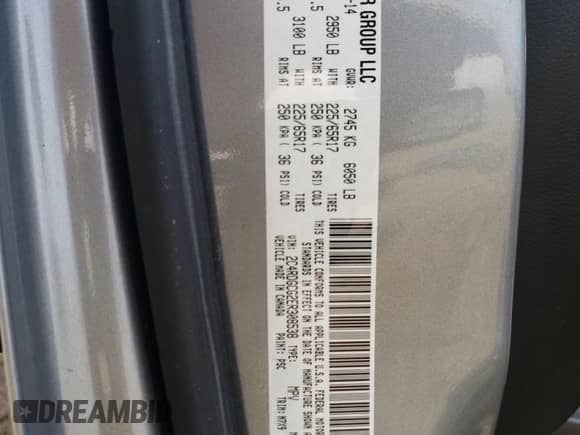 2014 Dodge Grand Caravan SXT с VIN 2C4RDGCG2ER308538, выставлен на аукционе Copart как лот 69787165 с пробегом 119 396 миль миль и Списание • Salvage title. История ставок и продаж доступна на DreamBid. Изображение 13.