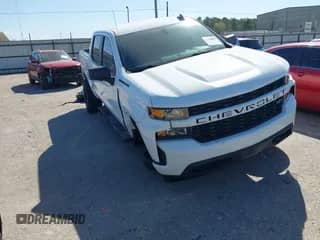 2021 Chevrolet Silverado 1500 Custom z VIN 3GCPWBEK8MG447485, wystawiony jako IAAI lot #41733689 z przebiegiem 76 754 mil mil oraz . Historia ofert i sprzedaży dostępna na DreamBid. Obrazek 1.