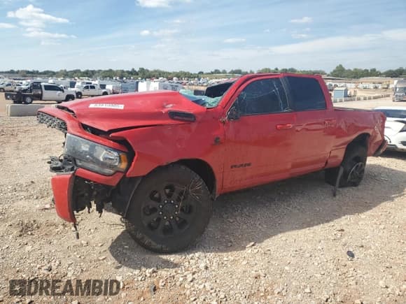 ✅ 2024 Ram 2500 Big Horn • VIN: 3C6UR5DL4RG254819 • Лот: 83810905. Опубликован ранее на Copart с пробегом Не указан. Бесплатный доступ к архиву аукционных продаж из США и подробный отчёт об истории автомобиля на DreamBid. Изображение 1.