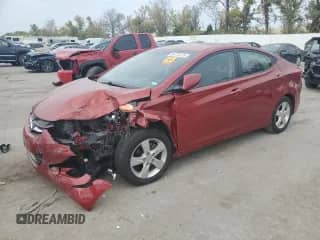 2011 Hyundai Elantra GLS z VIN KMHDH4AE5BU143187, wystawiony jako Copart lot #86773215 z przebiegiem Nie podano mil oraz Szkoda całkowita • Salvage title. Historia ofert i sprzedaży dostępna na DreamBid. Obrazek 1.