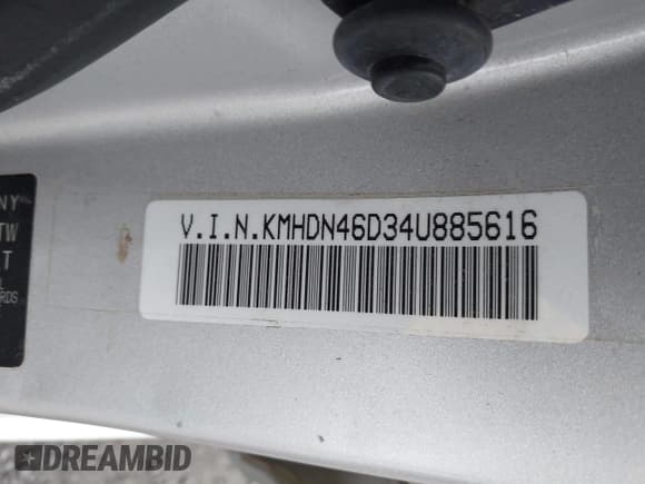 ✅ 2004 Hyundai Elantra GLS • VIN: KMHDN46D34U885616 • Lot: 42828556. Wystawiony na IAAI z przebiegiem 77 112 mil. Bezpłatny archiwum sprzedaży aukcyjnych z USA i szczegółowy raport historii pojazdu na DreamBid. Zdjęcie 9.