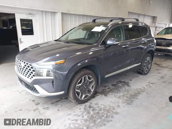 ✅ 2021 Hyundai Santa Fe Luxury • VIN: KM8S5DA1XMU012403 • Lot: 43363360. Listed on IAAI with 58,645 mi. Free auction sales archive from the USA and detailed vehicle history report at DreamBid. Image 2.