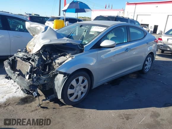 ✅ 2013 Hyundai Elantra GLS • VIN: 5NPDH4AE2DH219028 • Lot: 43562017. Listed on IAAI with 160,092 mi. Free auction sales archive from the USA and detailed vehicle history report at DreamBid. Image 2.
