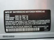 ✅ 2016 BMW 3 Series 328d • VIN: WBA8E5C53GK388426 • Lot: 46286664. Listed on Copart with 89,226 mi. Free auction sales archive from the USA and detailed vehicle history report at DreamBid. Image 12.