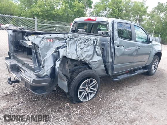 ✅ 2022 Chevrolet Colorado 4WD Work Truck • VIN: 1GCGTBEN2N1145080 • Lot: 42331013. Listed on IAAI with 96,963 mi. Free auction sales archive from the USA and detailed vehicle history report at DreamBid. Image 4.