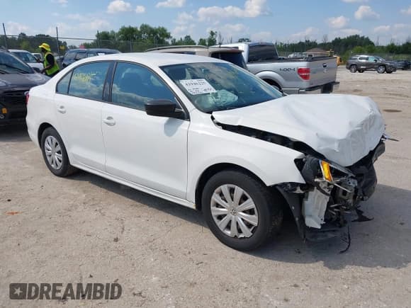 ✅ 2012 Volkswagen Jetta S • VIN: 3VW2K7AJ4CM357778 • Lot: 42946225. Listed on IAAI with 109,562 mi. Free auction sales archive from the USA and detailed vehicle history report at DreamBid. Image 1.