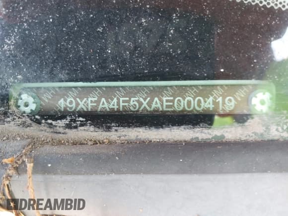 ✅ 2010 Honda Civic GX • VIN: 19XFA4F5XAE000419 • Лот: 42696662. Опубликован ранее на IAAI с пробегом 147 605 миль. Бесплатный доступ к архиву аукционных продаж из США и подробный отчёт об истории автомобиля на DreamBid. Изображение 17.
