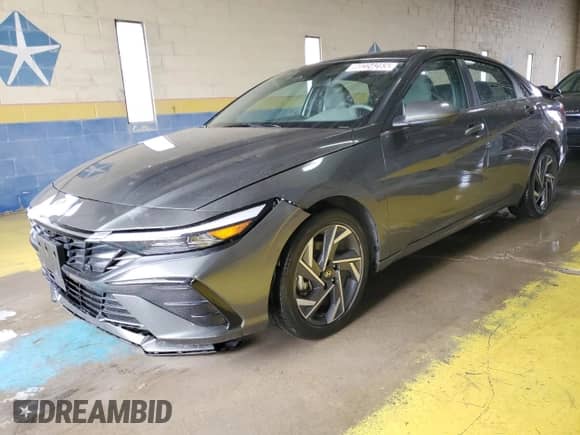 2025 Hyundai Elantra SEL Convenience with VIN KMHLS4DG1SU910642, listed as a Copart auction lot 90224255 with 24,478 mi miles and Clean title. Bid and sale history available at DreamBid. Image 1.