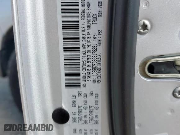 ✅ 2016 Ram 1500 Express • VIN: 1C6RR7FG3GS178291 • Lot: 84179995. Listed on Copart with 81,262 mi. Free auction sales archive from the USA and detailed vehicle history report at DreamBid. Image 13.