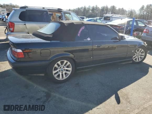 1998 BMW 3 Series 323i z VIN WBABJ7321WEA16652, wystawiony jako Copart lot #52696515 z przebiegiem Nie podano mil oraz Nie do naprawy • Non repairable. Historia ofert i sprzedaży dostępna na DreamBid. Obrazek 3.