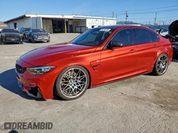 ✅ 2018 BMW M3 • VIN: WBS8M9C53J5J79845 • Lot: 95114735. Listed on Copart with 90,284 mi. Free auction sales archive from the USA and detailed vehicle history report at DreamBid. Image 1.