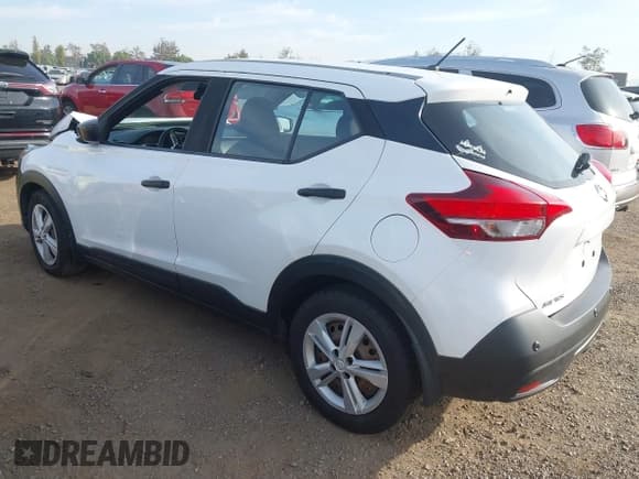✅ 2020 Nissan Kicks S • VIN: 3N1CP5BV5LL492730 • Lot: 43663099. Listed on IAAI with 53,163 mi. Free auction sales archive from the USA and detailed vehicle history report at DreamBid. Image 3.