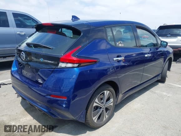 ✅ 2020 Nissan LEAF SL Plus • VIN: 1N4BZ1DP9LC311222 • Lot: 42808630. Listed on IAAI with 37,076 mi. Free auction sales archive from the USA and detailed vehicle history report at DreamBid. Image 4.