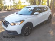 ✅ 2019 Nissan Kicks SV • VIN: 3N1CP5CU5KL529246 • Lot: 43536565. Listed on IAAI with 59,389 mi. Free auction sales archive from the USA and detailed vehicle history report at DreamBid. Image 2.