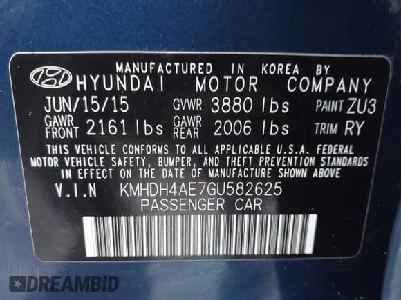 ✅ 2016 Hyundai Elantra Value Edition • VIN: KMHDH4AE7GU582625 • Lot: 38101290. Wystawiony na IAAI z przebiegiem 149 782 mil mil. Skorzystaj z bezpłatnego archiwum sprzedaży aukcyjnych z USA i zobacz szczegółowy raport historii pojazdu na DreamBid. Zdjęcie 9.