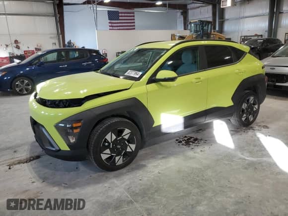 2024 Hyundai Kona SEL with VIN KM8HCCAB3RU075689, listed as a Copart auction lot 82377954 with 11,149 mi miles and Salvage title. Bid and sale history available at DreamBid. Image 1.