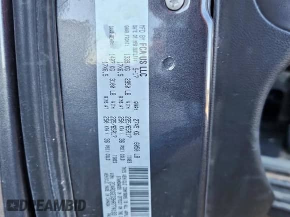 2017 Dodge Grand Caravan GT с VIN 2C4RDGEG9HR774193, выставлен на аукционе Copart как лот 90400935 с пробегом 162 677 миль миль и Чистый • Clean title. История ставок и продаж доступна на DreamBid. Изображение 13.