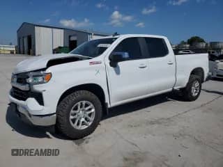 2023 Chevrolet Silverado 1500 LT z VIN 3GCUDDED1PG132621, wystawiony jako Copart lot #84397435 z przebiegiem 95 593 mil mil oraz Szkoda całkowita • Salvage title. Historia ofert i sprzedaży dostępna na DreamBid. Obrazek 1.