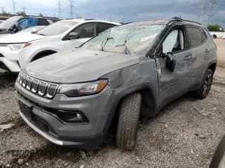 ✅ 2022 Jeep Compass Limited • VIN: 3C4NJDCB6NT153757 • Lot: 64315975. Wystawiony na Copart z przebiegiem Nie podano. Bezpłatny archiwum sprzedaży aukcyjnych z USA i szczegółowy raport historii pojazdu na DreamBid. Zdjęcie 1.