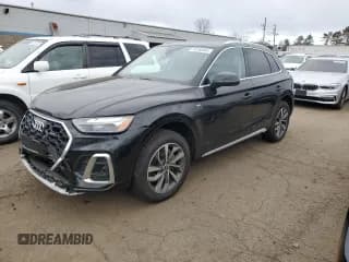 ✅ 2022 Audi Q5 S line Premium • VIN: WA1GAAFY7N2054819 • Lot: 92266045. Listed on Copart with 35,476 mi. Free auction sales archive from the USA and detailed vehicle history report at DreamBid. Image 1.