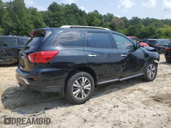 2020 Nissan Pathfinder S with VIN 5N1DR2AM9LC625029, listed as a Copart auction lot 67927415 with 73,062 mi miles and Salvage title. Bid and sale history available at DreamBid. Image 3.