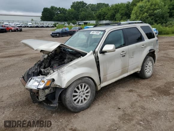 ✅ 2010 Mercury Mariner Premier • VIN: 4M2CN8HG2AKJ03385 • Lot: 66471005. Listed on Copart with 141,423 mi. Free auction sales archive from the USA and detailed vehicle history report at DreamBid. Image 1.