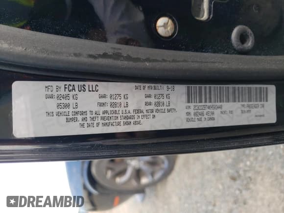 ✅ 2019 Dodge Challenger R/T • VIN: 2C3CDZBT4KH503448 • Lot: 39732503. Wystawiony na Copart z przebiegiem 37 222 mil. Bezpłatny archiwum sprzedaży aukcyjnych z USA i szczegółowy raport historii pojazdu na DreamBid. Zdjęcie 13.