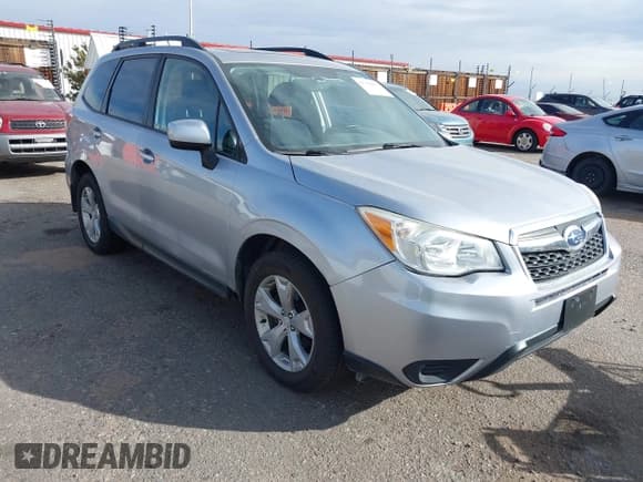✅ 2015 Subaru Forester Premium • VIN: JF2SJADC6FH437447 • Лот: 43799959. Опубликован ранее на IAAI с пробегом 172 887 миль. Бесплатный доступ к архиву аукционных продаж из США и подробный отчёт об истории автомобиля на DreamBid. Изображение 1.