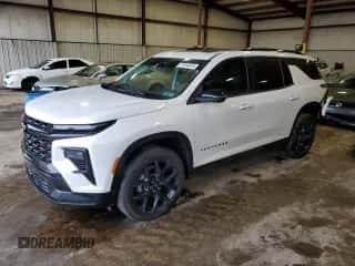2024 Chevrolet Traverse AWD RS с VIN 1GNEVLKS5RJ153625, выставлен на аукционе Copart как лот 81317365 с пробегом 7 239 миль миль и Списание • Salvage title. История ставок и продаж доступна на DreamBid. Изображение 1.