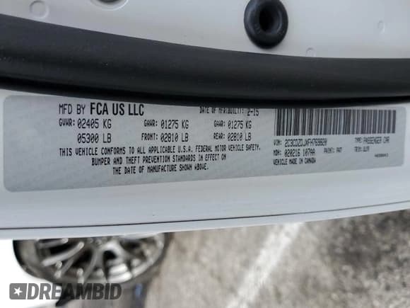 ✅ 2015 Dodge Challenger SRT 392 • VIN: 2C3CDZDJXFH769820 • Lot: 85370515. Wystawiony na Copart z przebiegiem 63 610 mil. Bezpłatny archiwum sprzedaży aukcyjnych z USA i szczegółowy raport historii pojazdu na DreamBid. Zdjęcie 12.