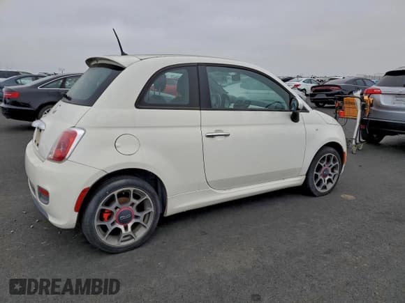 ✅ 2012 FIAT 500 Sport • VIN: 3C3CFFBR5CT110466 • Lot: 96162665. Listed on Copart with 88,895 mi. Free auction sales archive from the USA and detailed vehicle history report at DreamBid. Image 3.