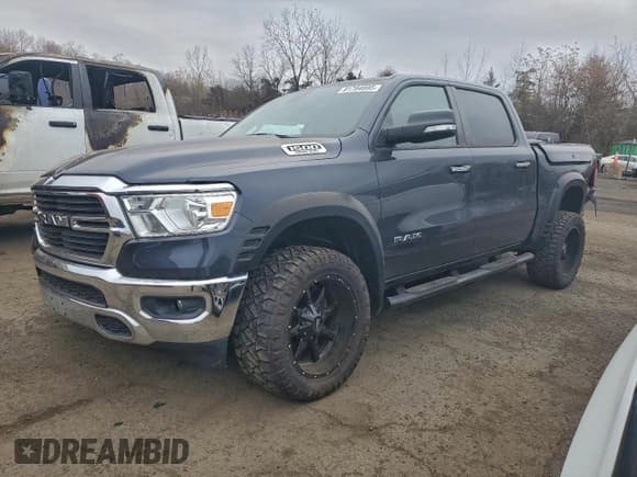 ✅ 2019 Ram 1500 Big Horn • VIN: 1C6SRFFT7KN737485 • Lot: 91784895. Wystawiony na Copart z przebiegiem 43 780 mil. Bezpłatny archiwum sprzedaży aukcyjnych z USA i szczegółowy raport historii pojazdu na DreamBid. Zdjęcie 1.