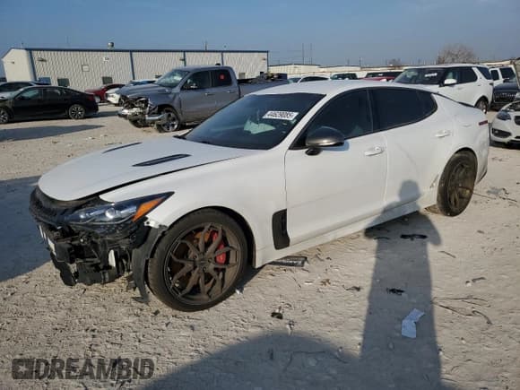 ✅ 2021 Kia Stinger GT • VIN: KNAE35LC4M6089359 • Lot: 44629085. Listed on Copart with 27,759 mi. Free auction sales archive from the USA and detailed vehicle history report at DreamBid. Image 1.