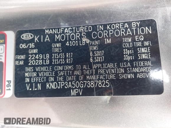 ✅ 2016 Kia Soul + • VIN: KNDJP3A50G7387825 • Лот: 43335400. Опубликован ранее на IAAI с пробегом 109 881 миль. Бесплатный доступ к архиву аукционных продаж из США и подробный отчёт об истории автомобиля на DreamBid. Изображение 9.